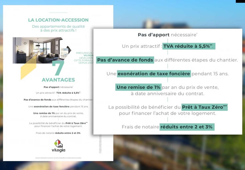 La location accession - immobilier - liste des avantages PSLA